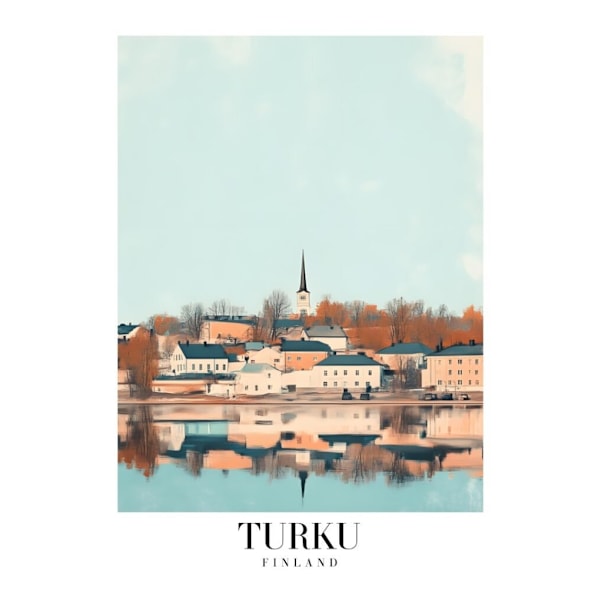Världsstäder Affisch/Poster/Print/Tavla Storlek 50×70 CM