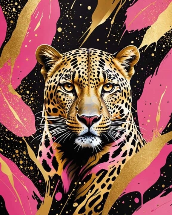 Tiger Affisch 50x70 cm