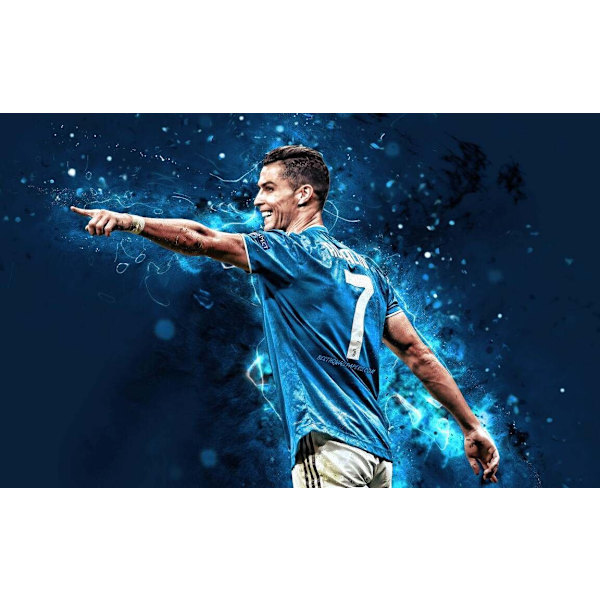 Cristiano Ronaldo Soccer Ronaldo Affisch 21×30 CM