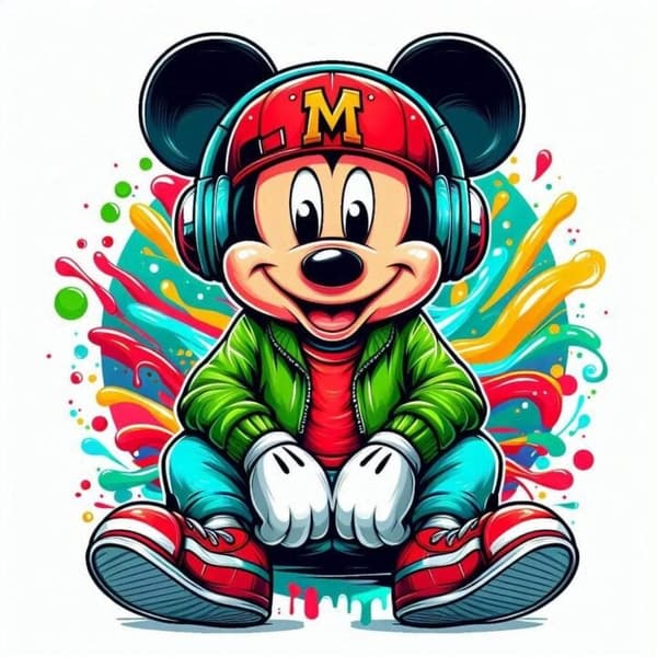 Micky Mus Affisch 40x50 cm
