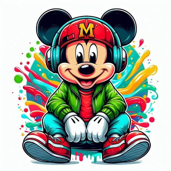 Micky Mus Affisch A4
