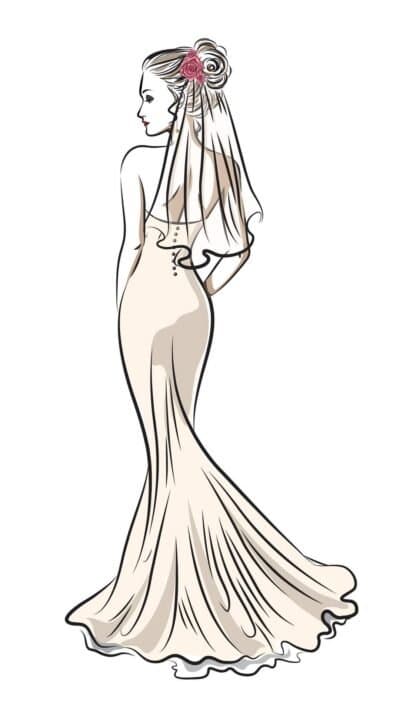Wedding girl Affisch A3