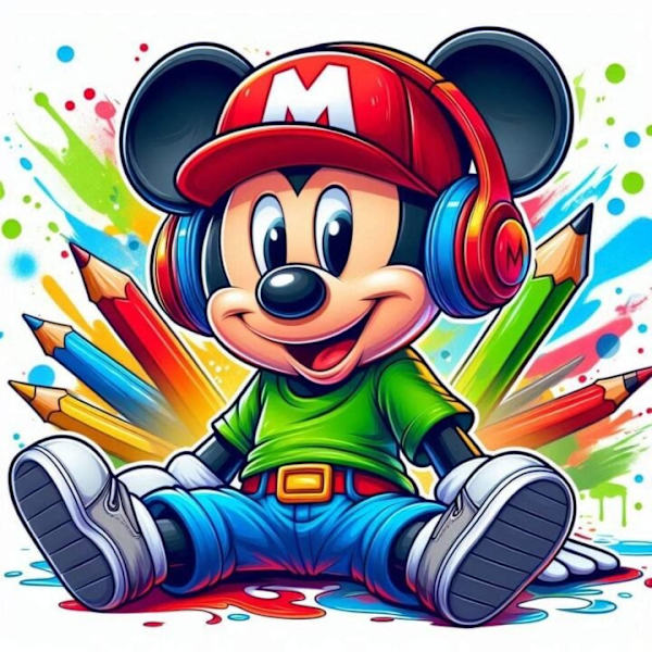 Micky Mus Affisch A2
