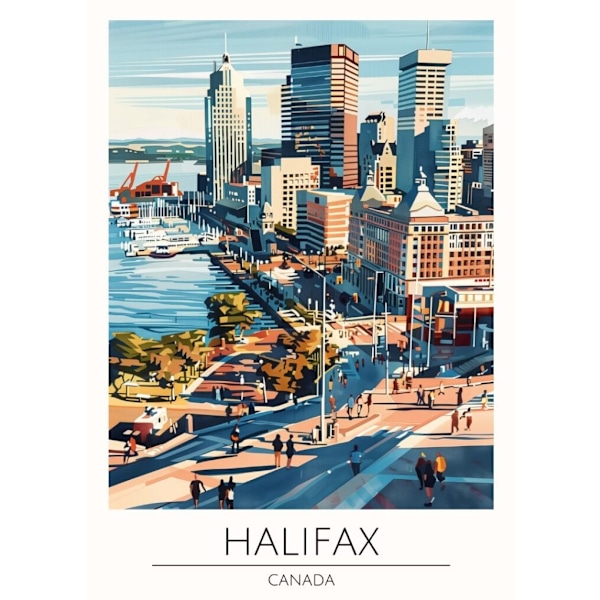 Världsstäder Affisch/Poster/Print/Tavla Storlek 50×70 CM