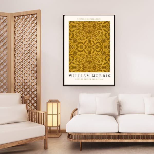 William Morris Retro Poster – Blommig Väggdekoration