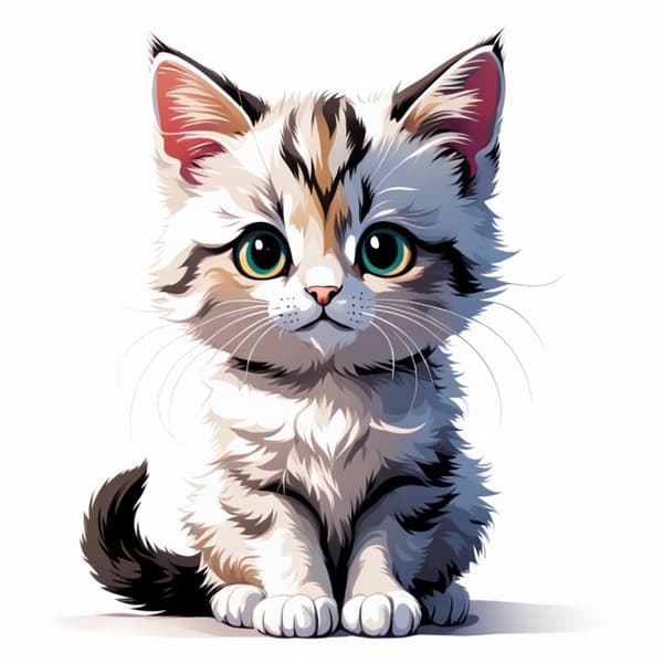 Katt Tavla 21×30 CM