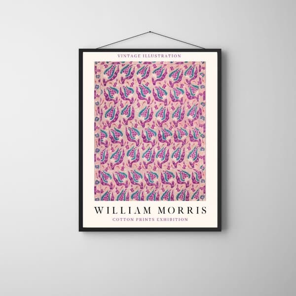 William Morris Classic Pattern Poster – Home Decor