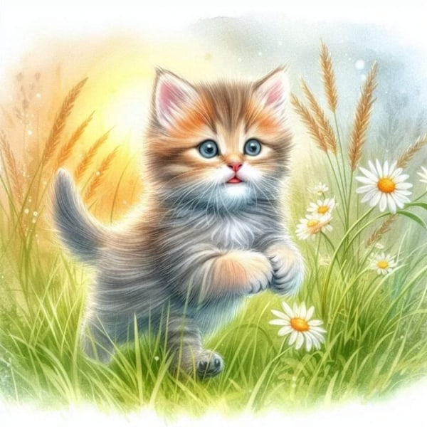 Katt Affisch A4