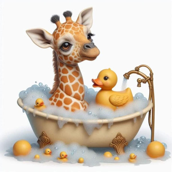 Giraff  Affisch 40×50 CM