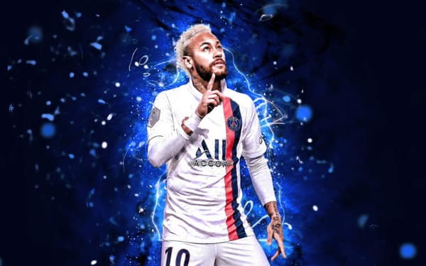Neymar Sport Affisch Vit 30×40 CM
