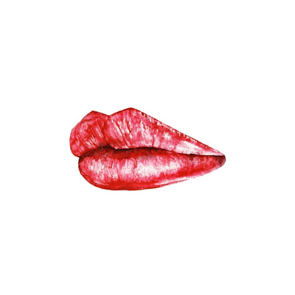 Läppar affisch 30×40 CM