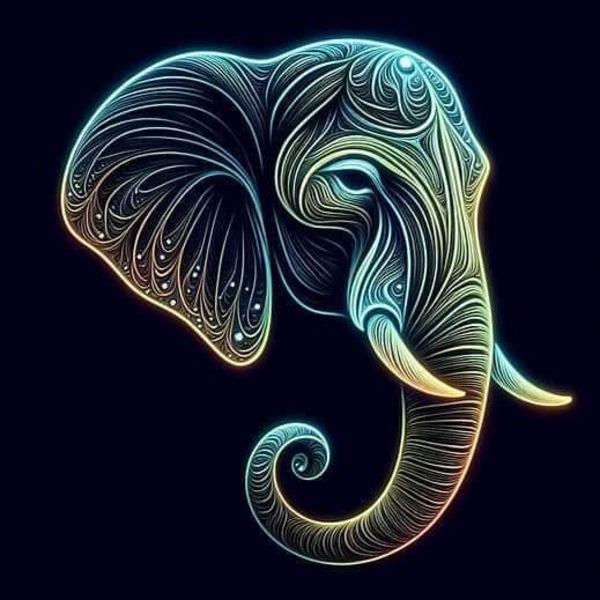 Barnrum Elefant Affisch A4
