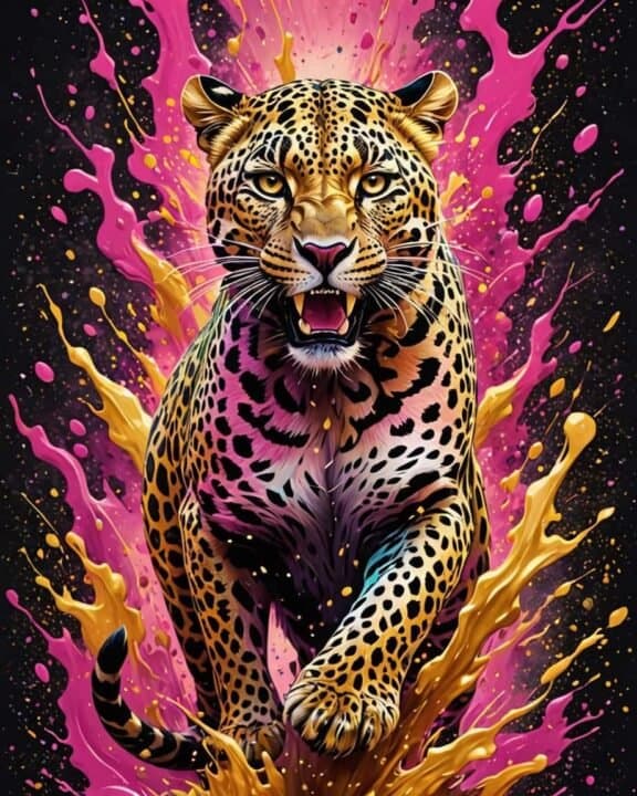 Tiger Affisch 30x40 cm