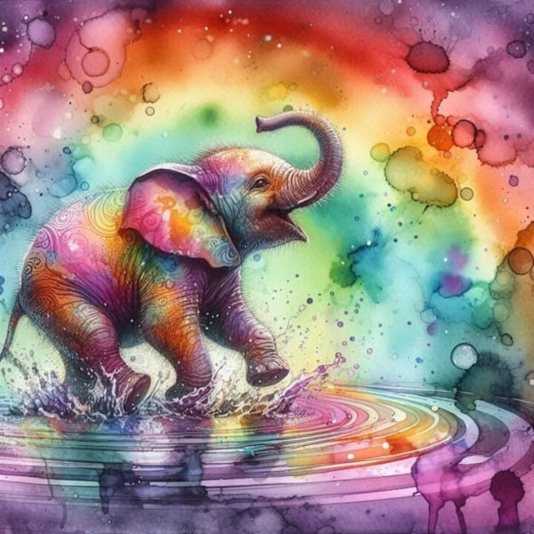 Elefant Affisch A2