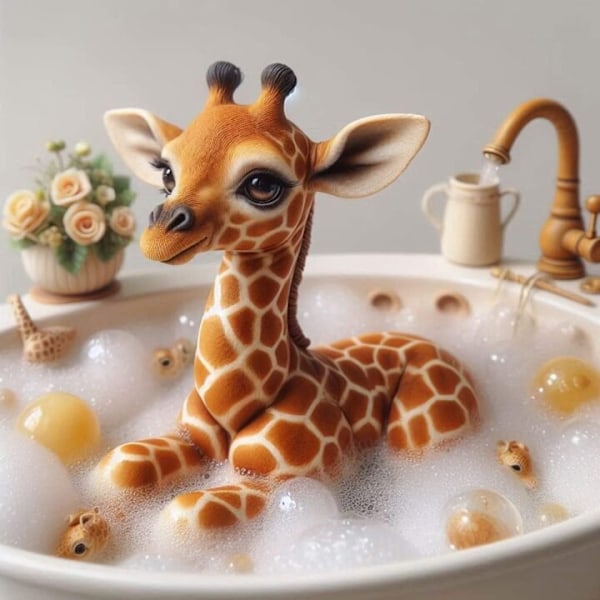 Barnrum Giraff Affisch A1
