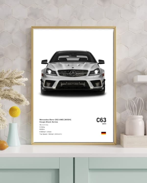 Mercedes-Benz poster – 50×70 CM