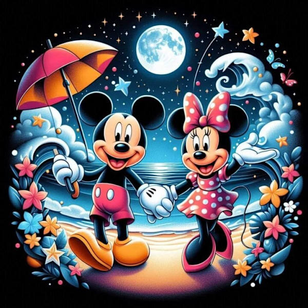 Barnrum Micky Mouse Affisch 50x70 cm