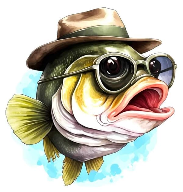 Barnrum Fisk Affisch A3