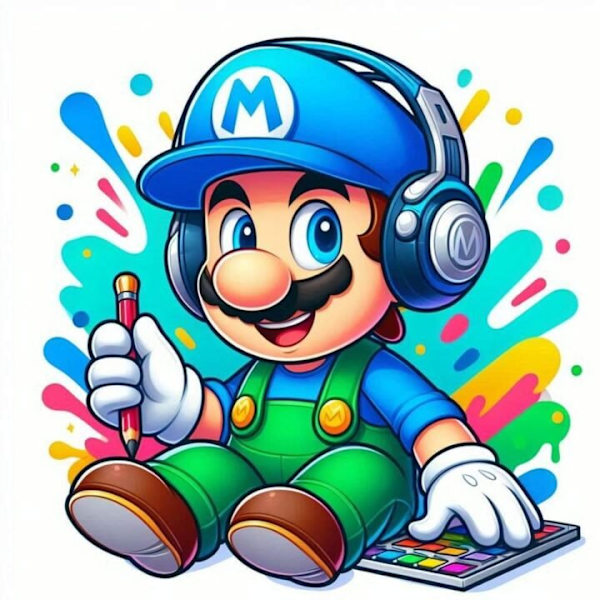 Super Mario Affisch  A3