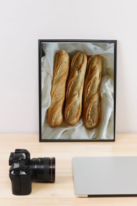 Brödaffisch för kök Storlek  21×30 CM