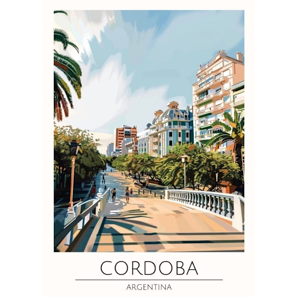 Världsstäder Affisch/Poster/Print/Tavla Storlek 50×70 CM