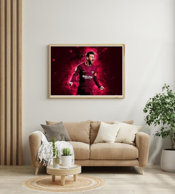 Lionel Messi Affisch 30×40 CM