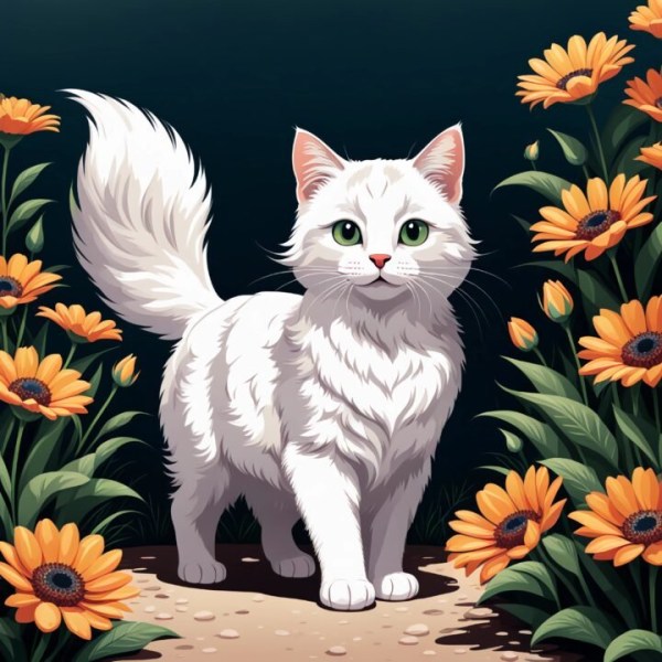 Katt Affisch  21×30 CM