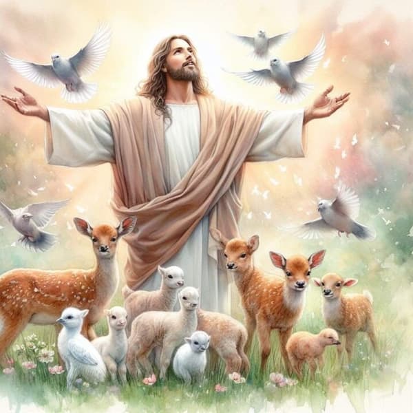 Jesus Affisch  40x50 cm