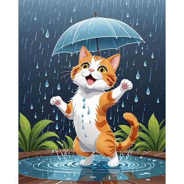 Katt Affisch A4