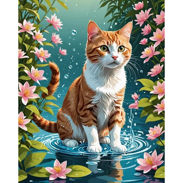 Katt Affisch A4