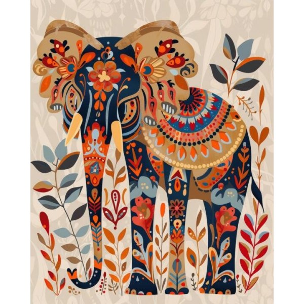 Elefant affisch  21×30 CM