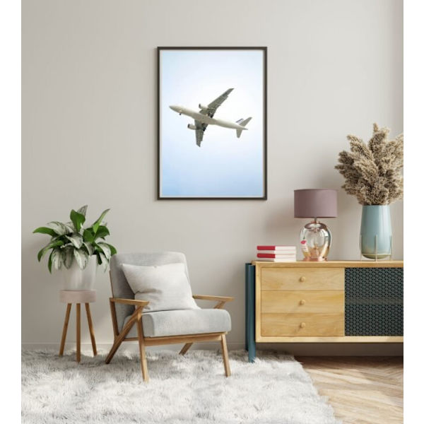 Flygplan Affisch Storlek 30×40 CM