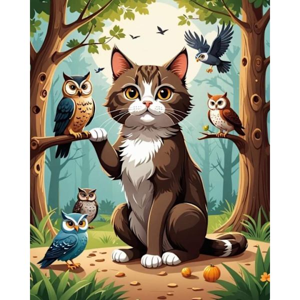 Katt Affisch A3