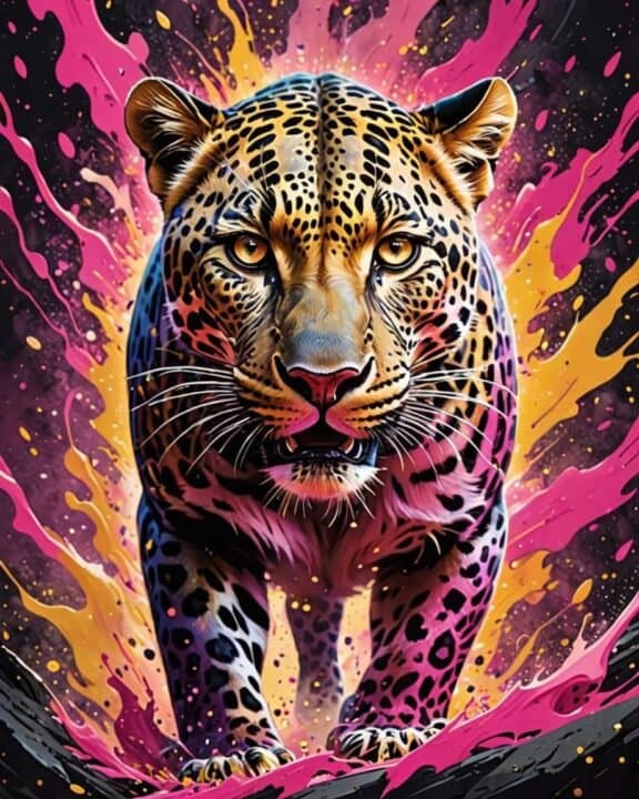 Tiger Affisch 40x50 cm