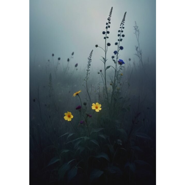 Vild Blomma Affisch 21×30 CM