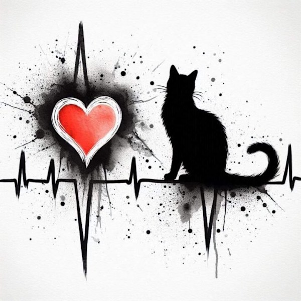 Katt Poster 40x50 cm