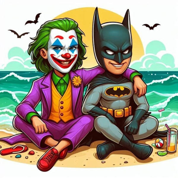 Batman och Joker Affisch A3