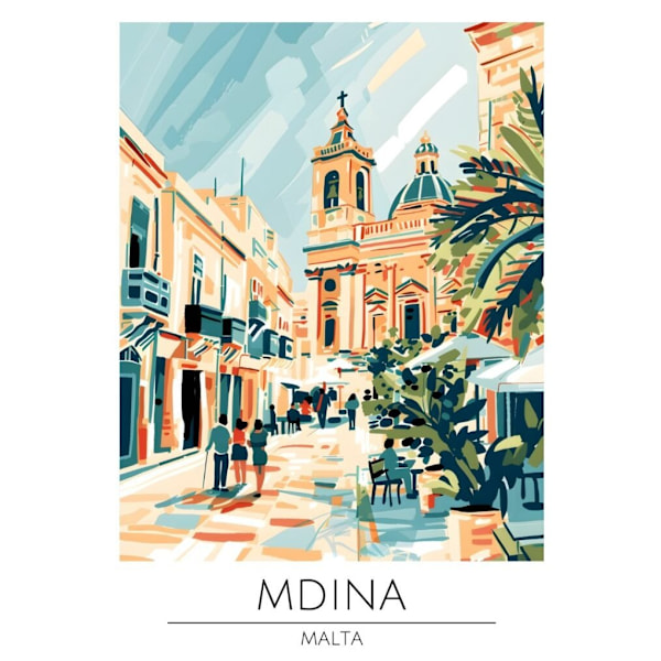 Världsstäder Affisch/Poster/Print/Tavla Storlek 50×70 CM