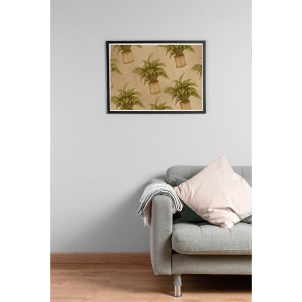 Grön Växt Affisch 50×70 CM