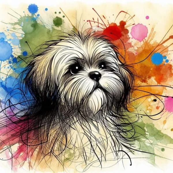 Hund Poster 21x30 cm