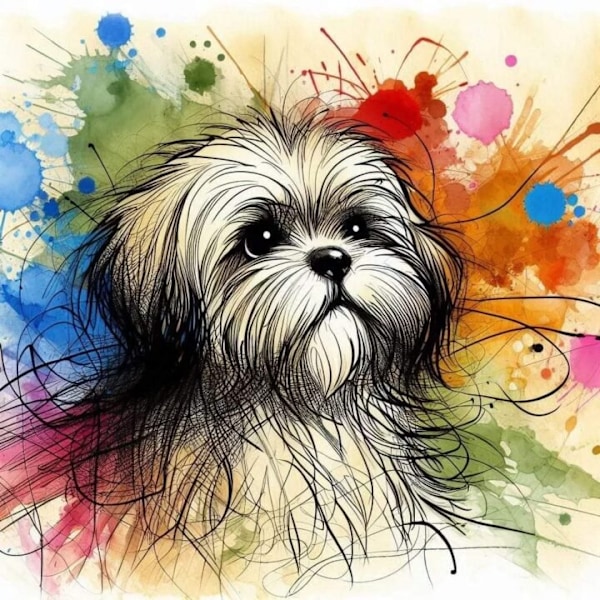 Hund Poster A4