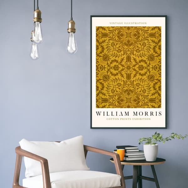 William Morris Retro Poster – Blommig Väggdekoration