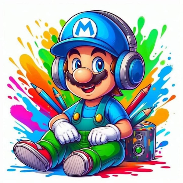 Super Mario Affisch  A3