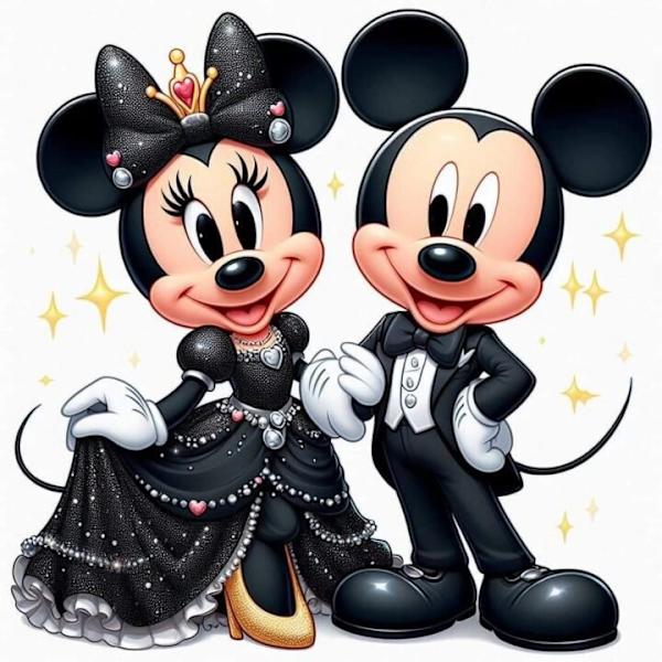 Barnrum Micky Mouse Affisch 21x30 cm