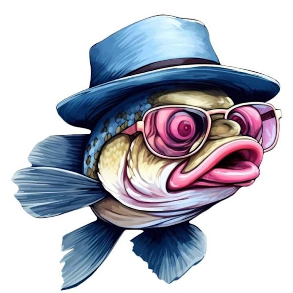 Barnrum Fisk Affisch A4