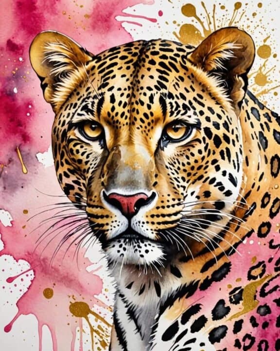 Tiger Affisch 40x50 cm