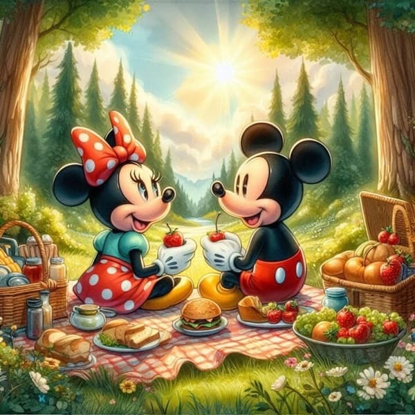 Barnrum Minnie Mus Affisch  50×70 CM