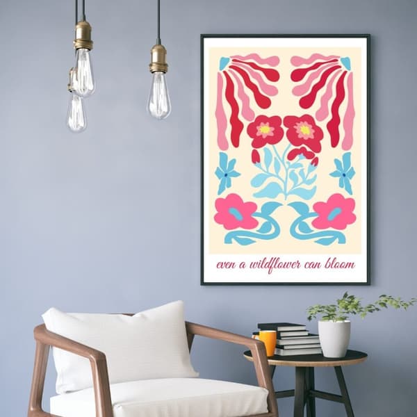 Flower Poster 50x70 cm – Blomma Affisch | Botanisk Väggkonst