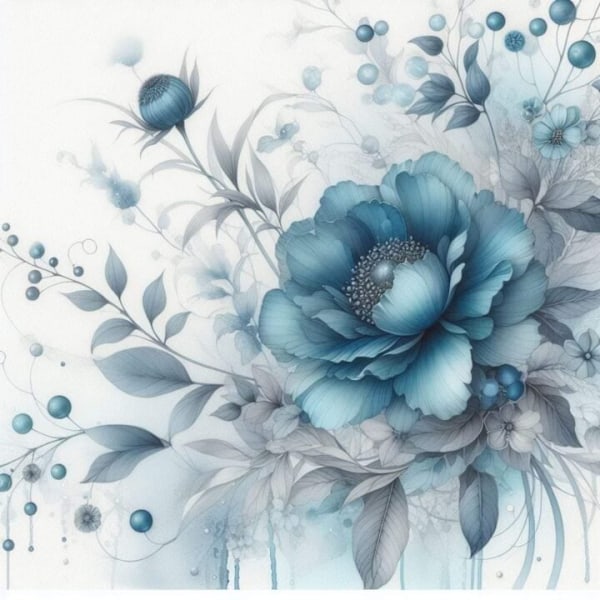 Blomma Affisch A4