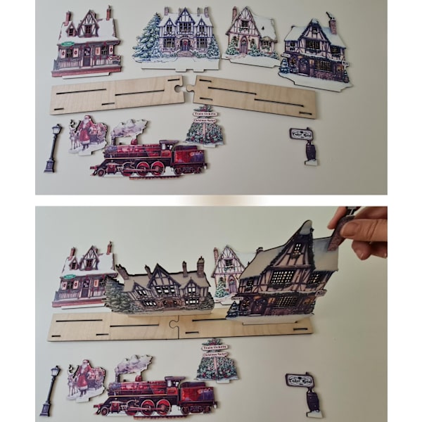 Hollybrook Julby 160 cm Långt bysceneri med Anpassningsbar Layout